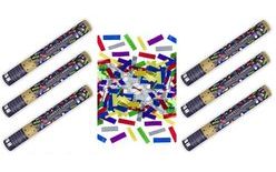 40cm Metallic Colored Confetti Mix - 6 Pieces