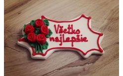 Sugar Plaque with the Inscription "All the Best"