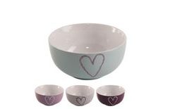 Ceramic Bowl HEART 0.5 l
