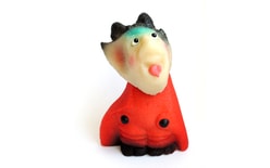 Devil in a red coat - marzipan figure