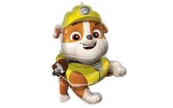 Tlapková patrola Rubble balónek 81 cm x 64 cm