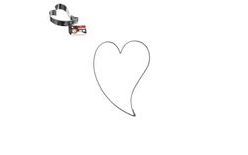 Large Curved Heart Cookie Cutter
