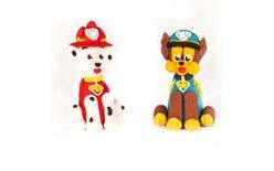 Cukrová dekorácia na tortu Labková patrola (Paw Patrol) – Marshall & Chase