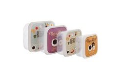 Sada boxov na občerstvenie 4 ks