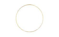 Dekoračná zlatá obruč 25 cm Amscan