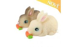 Biely králik – jedlá dekorácia z kokosovej hmoty