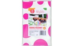 Pink Polka Dot Plastic Tablecloth - 100 x 130 cm