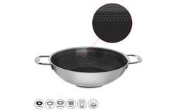 COOKCELL WOK serpenyő tapadásmentes felülettel 3 réteg 28 cm