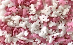 Sugar decoration - Unicorn decoration - Unicorns - 50 g