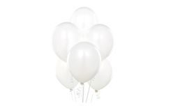 Balóny 100 ks biele 26 cm pastelové