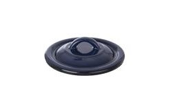 Enamel Lid with Blue Print 12 cm TM1