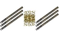 Gold Metallic Confetti 80cm - 6 pcs