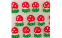 Sugar Fly Agaric Mushroom Decorations