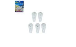 Plastic Hooks for Concrete - Set of 5 Small