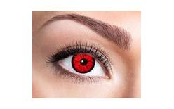 Contact lenses - red metatron - Halloween
