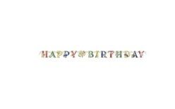 Girlanda - Happy Birthday - narozeniny - Harry Potter - 182 cm