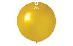 Metallic latex balloon 80 cm - gold 1 piece