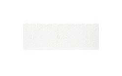 Cukrová krajka bílá - šířka 6 cm