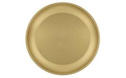 Plastový talíř zlatý - Silvestr - 21 cm - 1 ks