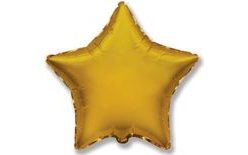 Fólia léggömb 45 cm Arany csillag