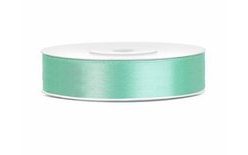 Satin mint ribbon 12mm/25m