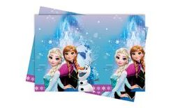 Jednorazový obrus svetlomodrý Ľadové kráľovstvo - Frozen (Anna a Elsa) 120cm x 180cm