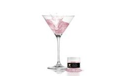 Ehető csillámpor italokba - világos rózsaszín - Soft / Light Pink Brew Glitter® - 4 g