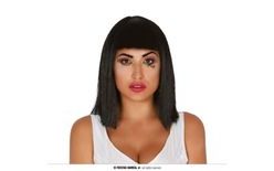 Paruka černá dlouhá Kleopatra