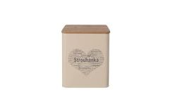 Heart Shaped Bread Crumb Storage Canister 11.5x11.5x14 cm