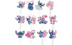 Zápich do muffinů 12ks Stitch - Cakesicq