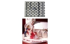 Patchwork vytlačovač Cihlové zdivo - Brickwork Embosser