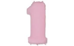 Fólia szám 1 rózsaszín 115 cm