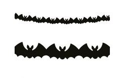 Bat Garland - Black - Halloween - 300 cm