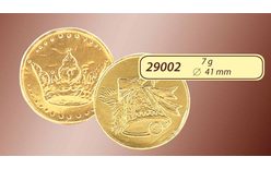 Promotional chocolate coin 7g with your design/logo – from 2,500 pcs