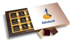 Promotional chocolate set 15x5g with sleeve featuring your design/logo – from 100 pcs