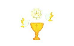 First Holy Communion – Chalice and Dove (Sugar Decoration)