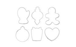 Vykrajovačky Vánoční ozdoba 6 ks