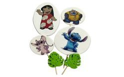 Cukrová dekorácia na tortu Lilo & Stitch