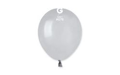 GEMAR 13 cm-es latex léggömb – Szürke, 1 DB