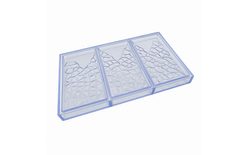 Chocolate mould in the shape of a broken crystal