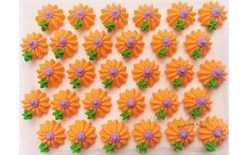 Cukrové ozdoby – kvety na platíčku 5