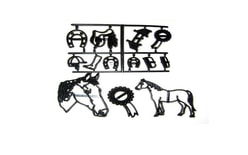 Patchwork vykrajovačka Koníky - Horse Set