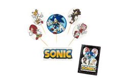 Sonic 2D – Edible Sugar Decoration for Placing (Two-Dimensional Design)