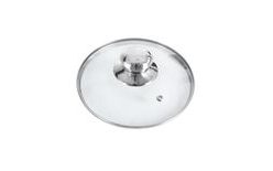 Glass Lid with Stainless Steel Handle, 14 cm