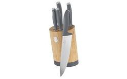 Bamboo Knife Set with Stand, 6 pcs - Aspen Collection