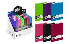 A5 Notebook with Elastic Band, Lined, 100 Sheets, Assorted Colors 7500715