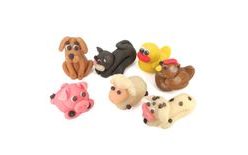 Farm Animal Cake Decorations (7 pcs)