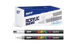akril filctoll 4mm - ezüst 6410822