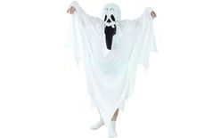 Children's Ghost Costume - Size 120/130 cm - Unisex - Halloween