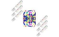 Colorful Confetti 20cm - Mixed Colors - 6 pcs